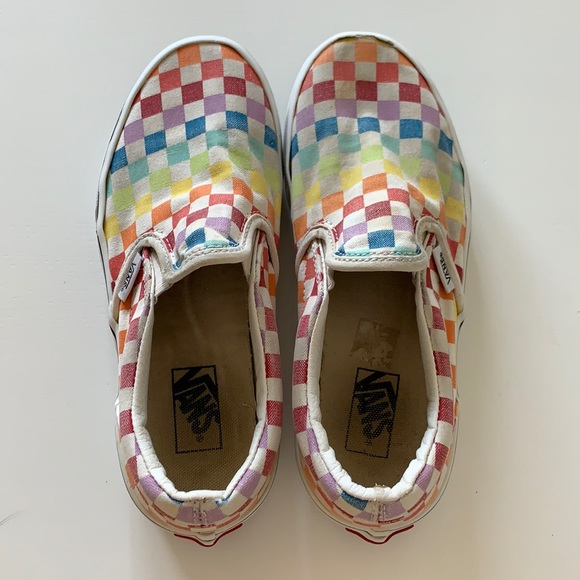 Vans Other - Children’s Rainbow Checkered Vans